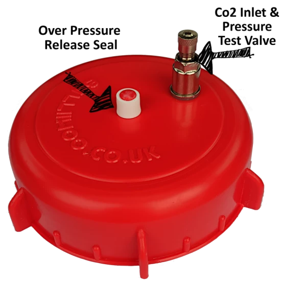 Balliihoo 4 Inch Pressure Barrel Co2 Control Cap - Full System