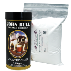Balliihoo Basic Starter Equipment Kit - With 40 Pint Cider Ingredients & 1Kg Brewing Sugar