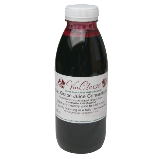 Vinclasse Red Grape Juice Concentrate 500ml The Homebrew Centre
