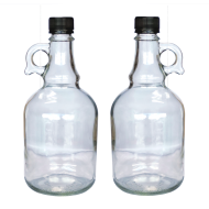 1 Litre Glass Gallone Bottle - Pack of 2 