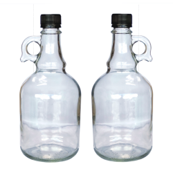 1 Litre Glass Gallone Bottle - Pack of 2 