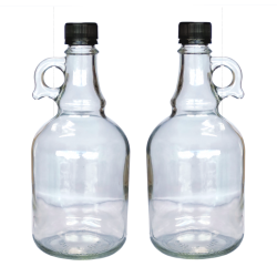 1 Litre Glass Gallone Bottle - Pack of 2