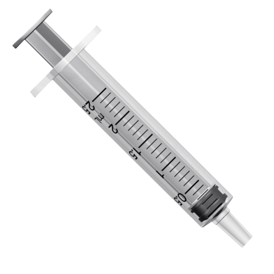 Syringe 2.5 mls - For Acid Test Kit