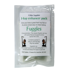 Hop Enhancer Tea Bag Pack - 20g Fuggles Hop Pellets