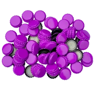 250 Purple Crown Caps - 26mm - For Beer Bottles