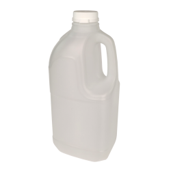 2 Litre Milk /Dairy Plastic Bottles - Natural - Box of 15