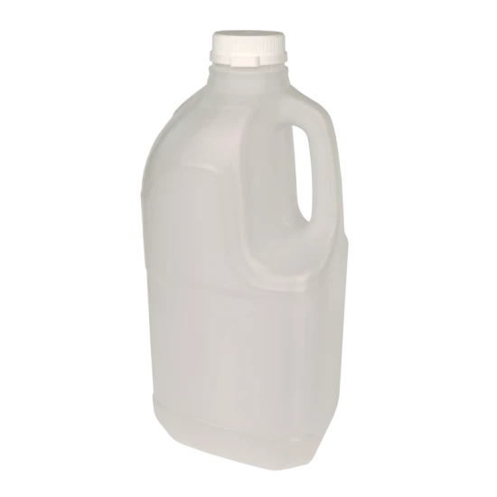 2 Litre Milk /Dairy Plastic Bottles - Natural - Box of 15