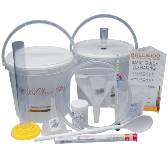 Wine Making Starter Equipment Kit For 6 Bottle / 1 Gallon Ingredient Kits