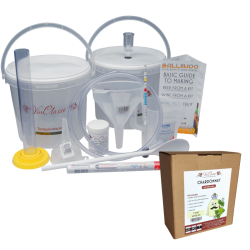 6 Bottle Wine Making Equipment Kit & Chardonnay Ingredient Kit