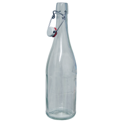 Home Brew Wine Making 1 L Classic Style Clear Glass Swing Top Bottles 1 L Glass Bottle Water Bottle Juice Bottle 