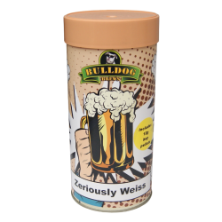 Bulldog Brews Zeriously Weiss Wheat Beer - 1.75kg Single Tin Beer Kit With Premiant Hop Pellets