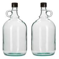 2 Litre Glass Gallone Bottle - Pack of 2 