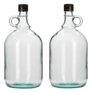 2 Litre Glass Gallone Bottle - Pack of 2 
