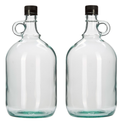 2 Litre Glass Gallone Bottle - Pack of 2 