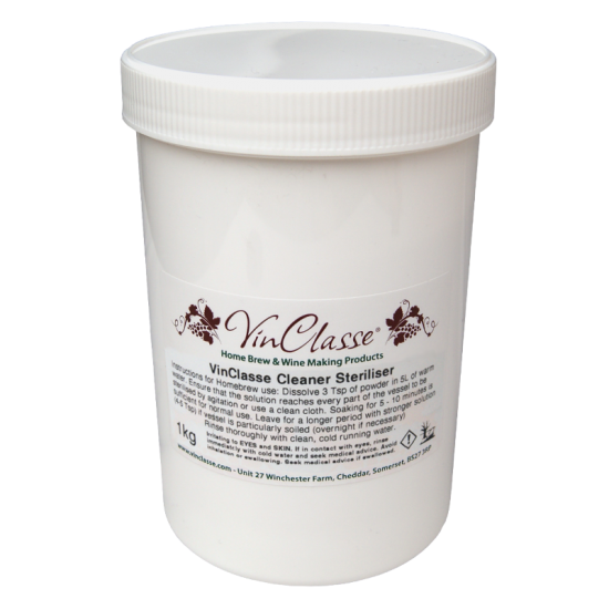 VinClasse Cleaner Steriliser - 1kg VinClasse Cleaner Steriliser - 1kg