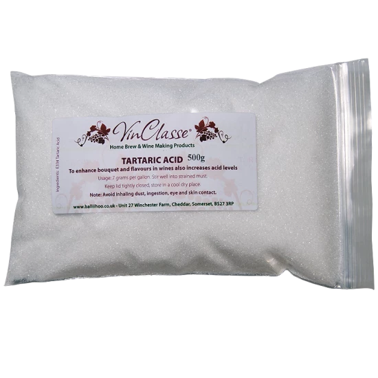 VinClasse Tartaric Acid - 500g Bag