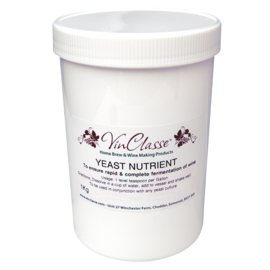 VinClasse Wine Making Yeast Nutrient - 1kg Tub