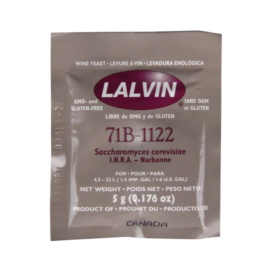 Lalvin - Nouveau Wine And Cider Yeast - 71B-1122 - 5g Sachet