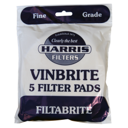 Harris Filtabrite Fine Grade Pads To Fit Mk 3 Vinbrite Filter - Pack of 5