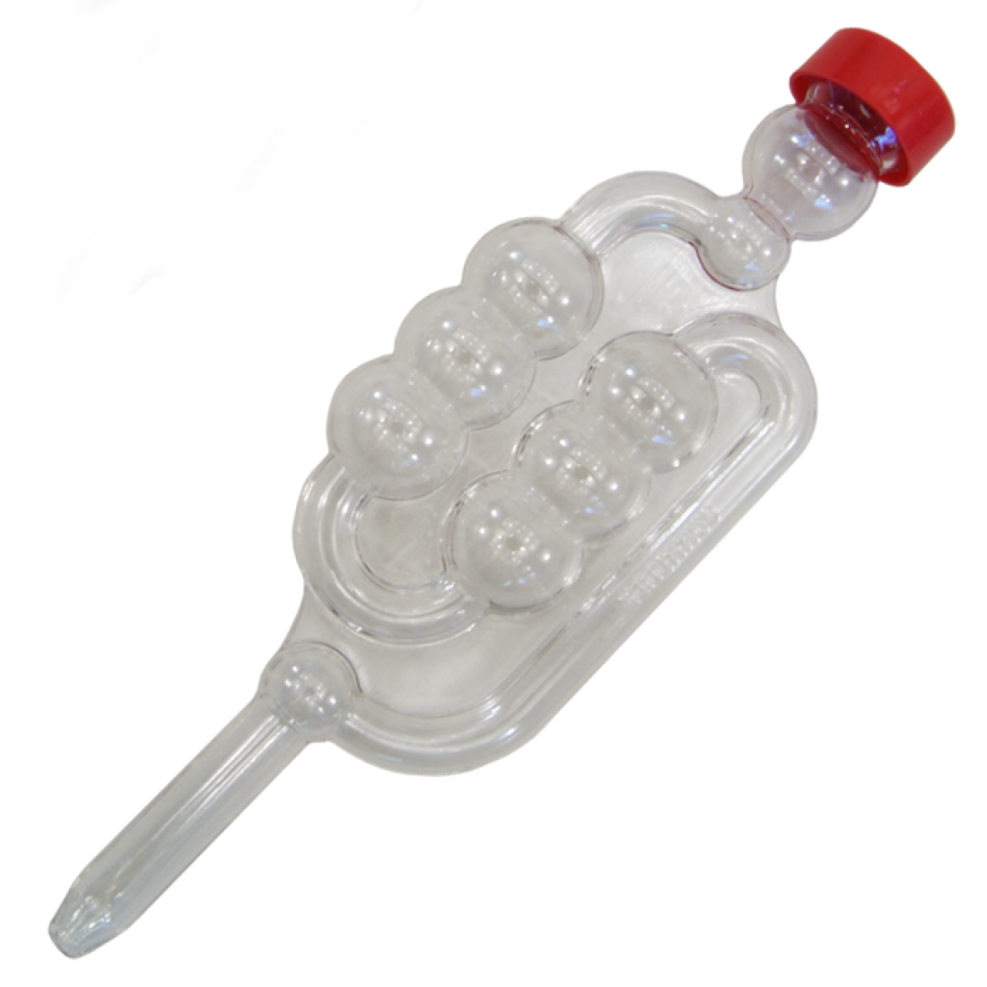 6 Chamber Bubbler Airlock With Cap The Homebrew Centre