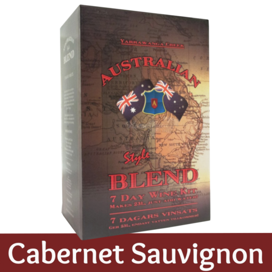 Australian Blend - Cabernet Sauvignon Wine Kit - 30 Bottle - Seven Day Kit