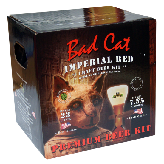 Bulldog Brews Bad Cat Imperial Red - 40 Pint - Premium Double Strength Beer Kit