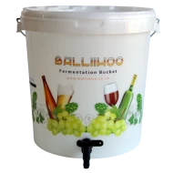 30 Litre Fermentation Bucket With Lever Tap & LCD Temperature Indicator