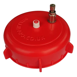 Balliihoo 4 Inch Co2 Control Cap - Barrel Cap With Vent, Pressure Top Up and Test Valve