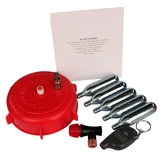 Balliihoo 4 Inch Pressure Barrel Co2 Control Cap - Full System