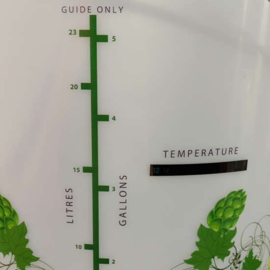 30 Litre Fermentation Bucket With LCD Temperature Indicator