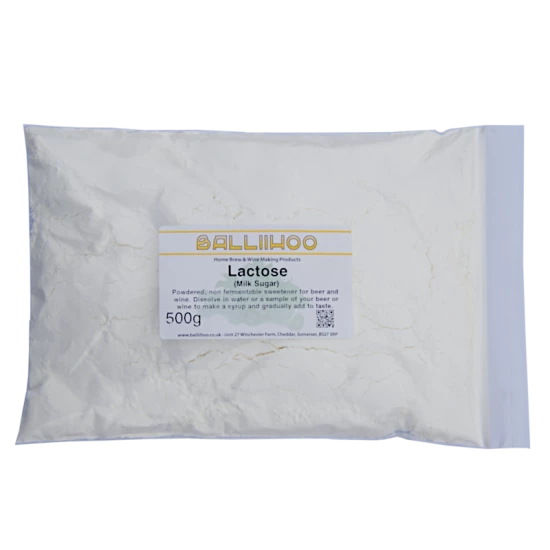 Lactose Milk Sugar - 500g - Non Fermentable Sweetener