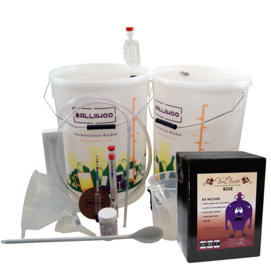 30 Bottle Wine Starter Set & Rose Ingredient Kit 30 Bottle Wine Starter Set & Rose Ingredient Kit