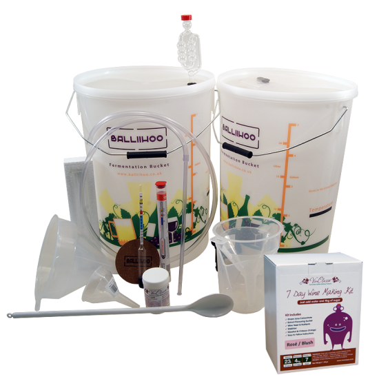 30 Bottle Starter Set & Rose Blush Wine (Sugar Required) Ingredient Kit 30 Bottle Starter Set & Rose Blush Wine (Sugar Required) Ingredient Kit
