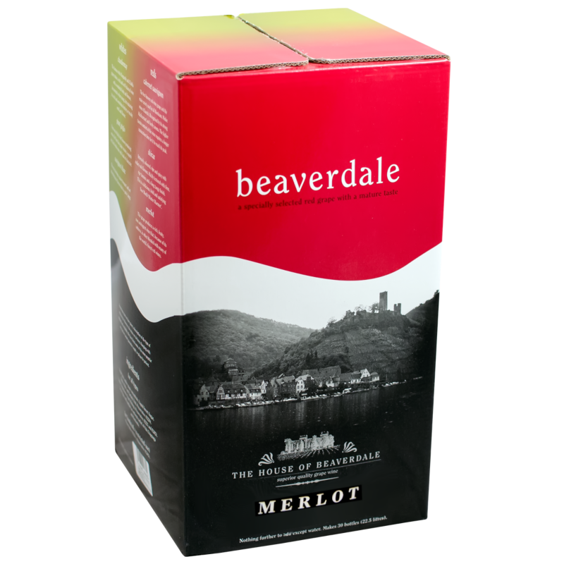 Beaverdale Merlot 30 Bottle Red Wine Kit The Homebrew Centre