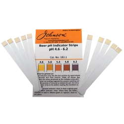 pH Test Strips 4.6-6.2 For Beer - Pack of 10