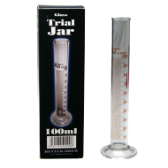 Trial Jar - Glass - Graduated - 100ml