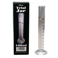Trial Jar - Glass - Graduated - 100ml