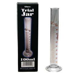 Trial Jar - Glass - Graduated - 100ml