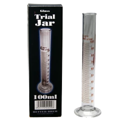 Trial Jar - Glass - Graduated - 100ml