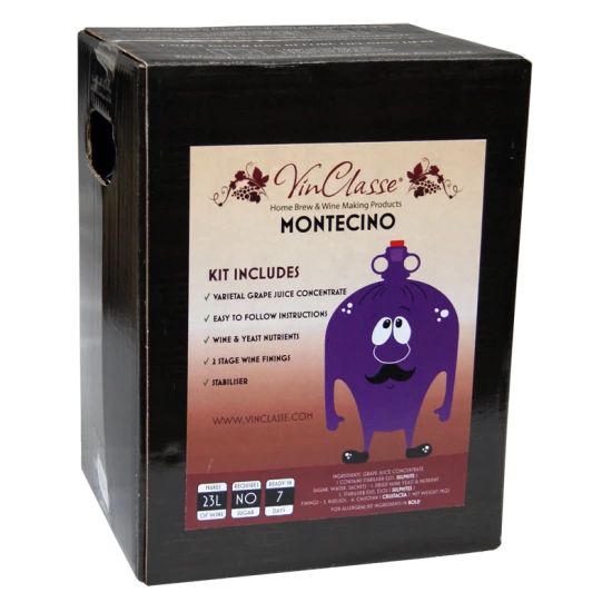 VinClasse Wine Kit - Montecino - 23L / 30 Bottle - 7 Day Kit