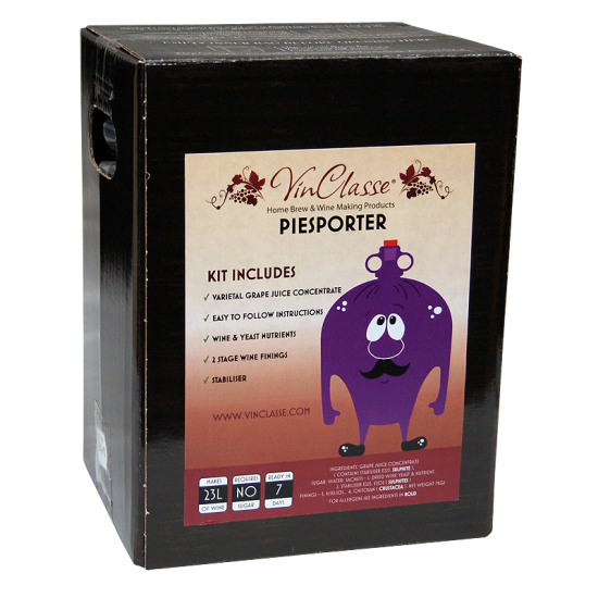 VinClasse Wine Kit - Piesporter - 23L / 30 Bottle - 7 Day Kit
