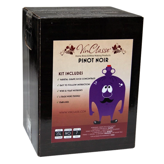 VinClasse Wine Kit - Pinot Noir - 23L / 30 Bottle - 7 Day Kit