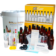 Balliihoo Complete Equipment Starter Set For Beer Kits - With Bottles