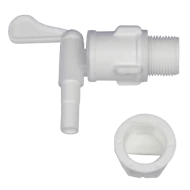 Lever Tap With Back Nut - Narrow Spout For Bottling Stick - Quickserve Tap