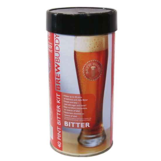 BrewBuddy Bitter - 1.8kg - 40 Pint - Single Tin Beer Kit