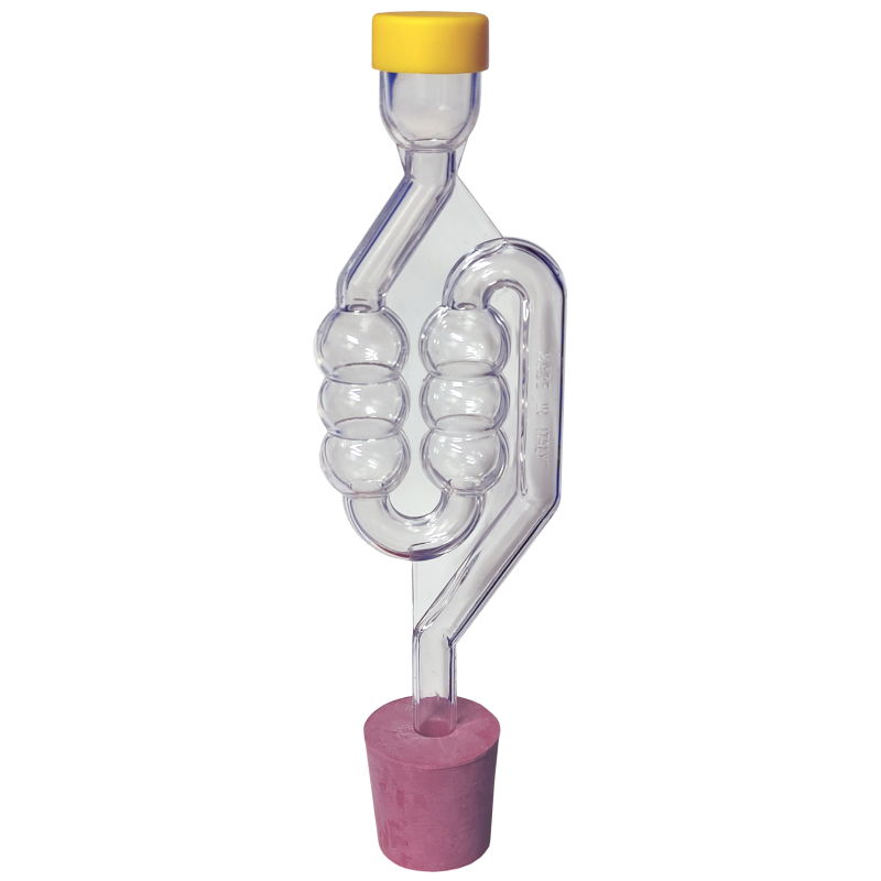 Bubbler Airlock With Rubber Bung For Glass Demijohn The Homebrew Centre