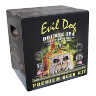 Bulldog Brews Evil Dog Double IPA - 40 Pint - Premium Double Strength Beer Kit