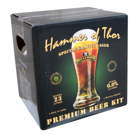 Bulldog Brews Hammer Of Thor Special Gravity Lager - 40 Pint Premium Beer Kit