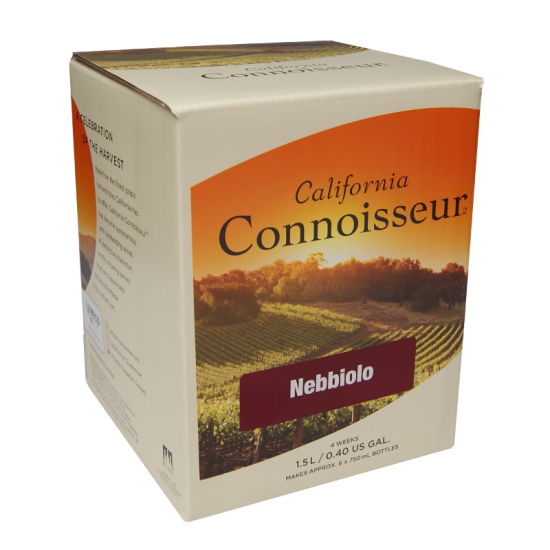 California Connoisseur Nebbiolo 6 Bottle Wine Kit The Homebrew Centre