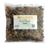 Candi Sugar Crystals - Dark - 500g